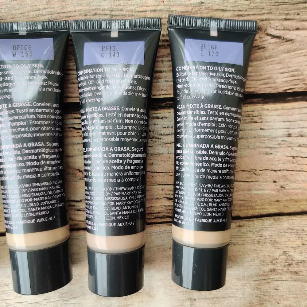 Mary Kay Timewise Matte 3D Foundation Ivory And Beige